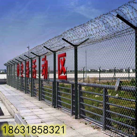 飛機(jī)場護(hù)欄網(wǎng)，機(jī)場圍界網(wǎng)，鋼筋網(wǎng)圍界